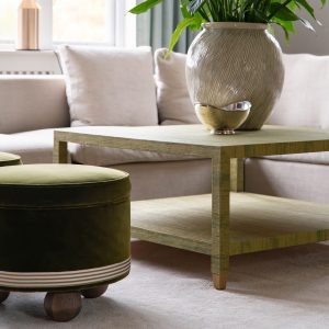 Grasscloth coffeetable square