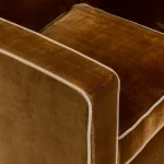 RIJD – Caspian Club Chair – Ochre Velvet 4