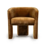 RIJD – Florian Lounge Chair – Ochre Velvet