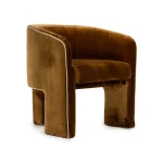RIJD – Florian Lounge Chair – Ochre Velvet 3