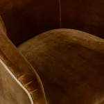 RIJD – Florian Lounge Chair – Ochre Velvet 4