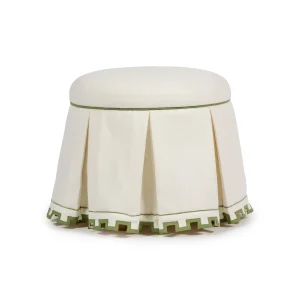 Laurent High Skirt Pouf  – Easy Colourwash – Devon Border