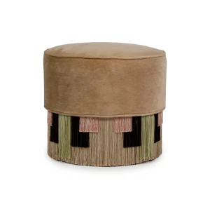 Laurent Pouf – Mock Mohair & Houlès Multi Fringe