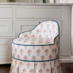 RIJD Lou Vanity Stool Harlequin Fellcroft Rose 2 682×1024