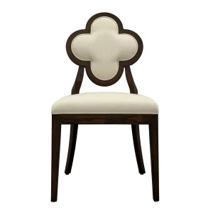 Lucky Dining Chair – Beige With Selfpiping