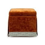 RIJD Laurent Square Pouf Nobilis Austral Rust