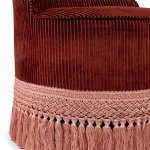 RIJD Lou Vanity Stool Benu Velvet Stripe 6