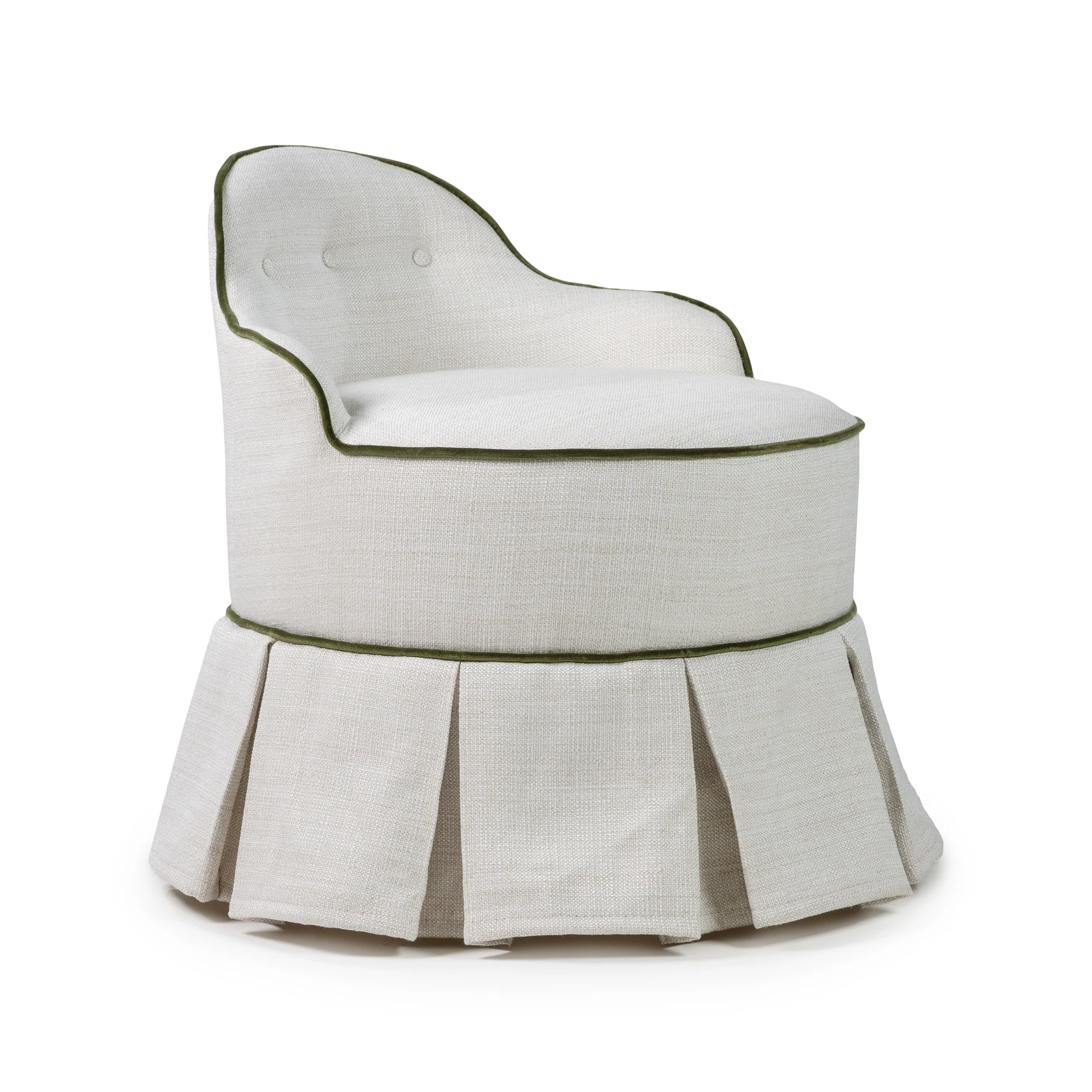 RIJD Lou Vanity Stool Easy Lustre Almond 2