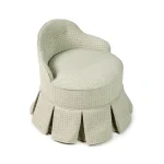 RIJD Lou Vanity Stool Waffle Sage 3