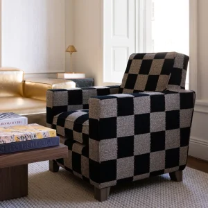 Caspian Club Chair – Check Mate