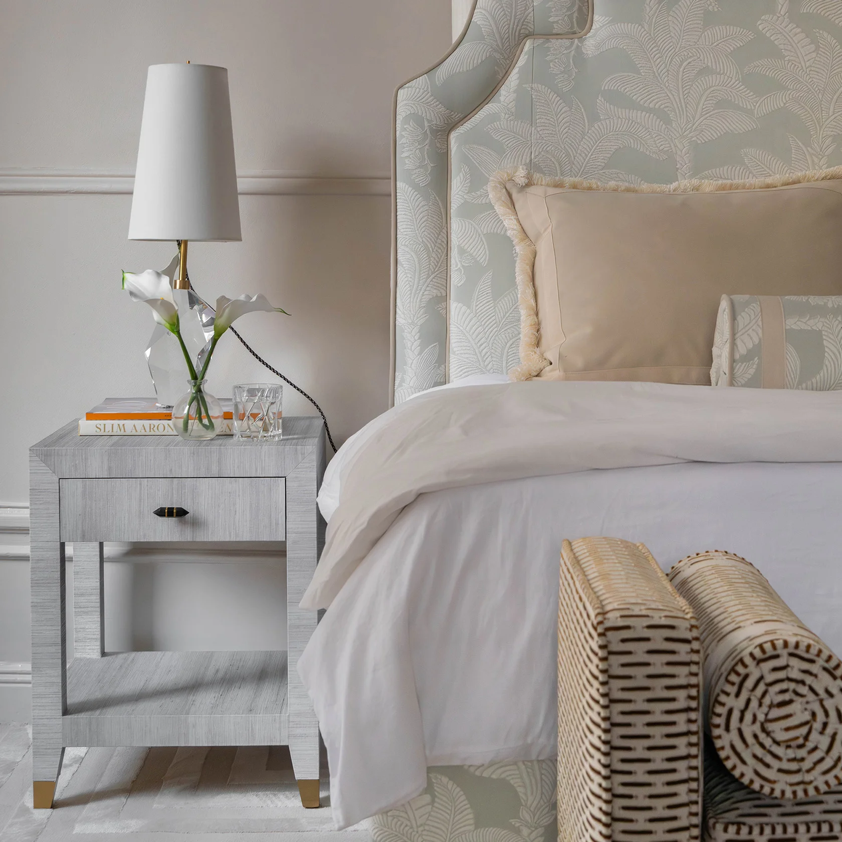 george bedsidetable blue