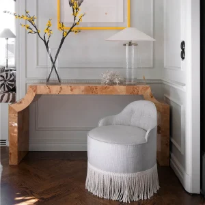 Lou Vanity Stool – Damaris Frost & Fringe
