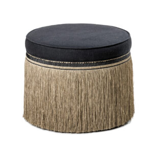 Laurent Pouf – Kanvas Ebony & Houlès Fringe
