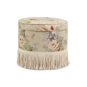 Laurent Pouf – Sorilla Biscuit by Sanderson & Ivory Fringe