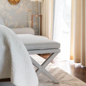 Marcel Double X Bench – Damaris Frost