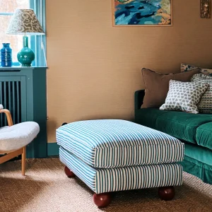 Maxim Ottoman – Anna-Lisa Teal by Cathy Nordström