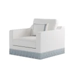 orlando chair blue fringe