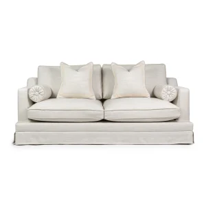 Orlando Sofa 195 cm – Easy Lustre Almond & Skirt