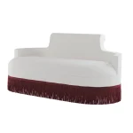 ralph sofa burgundy fringe